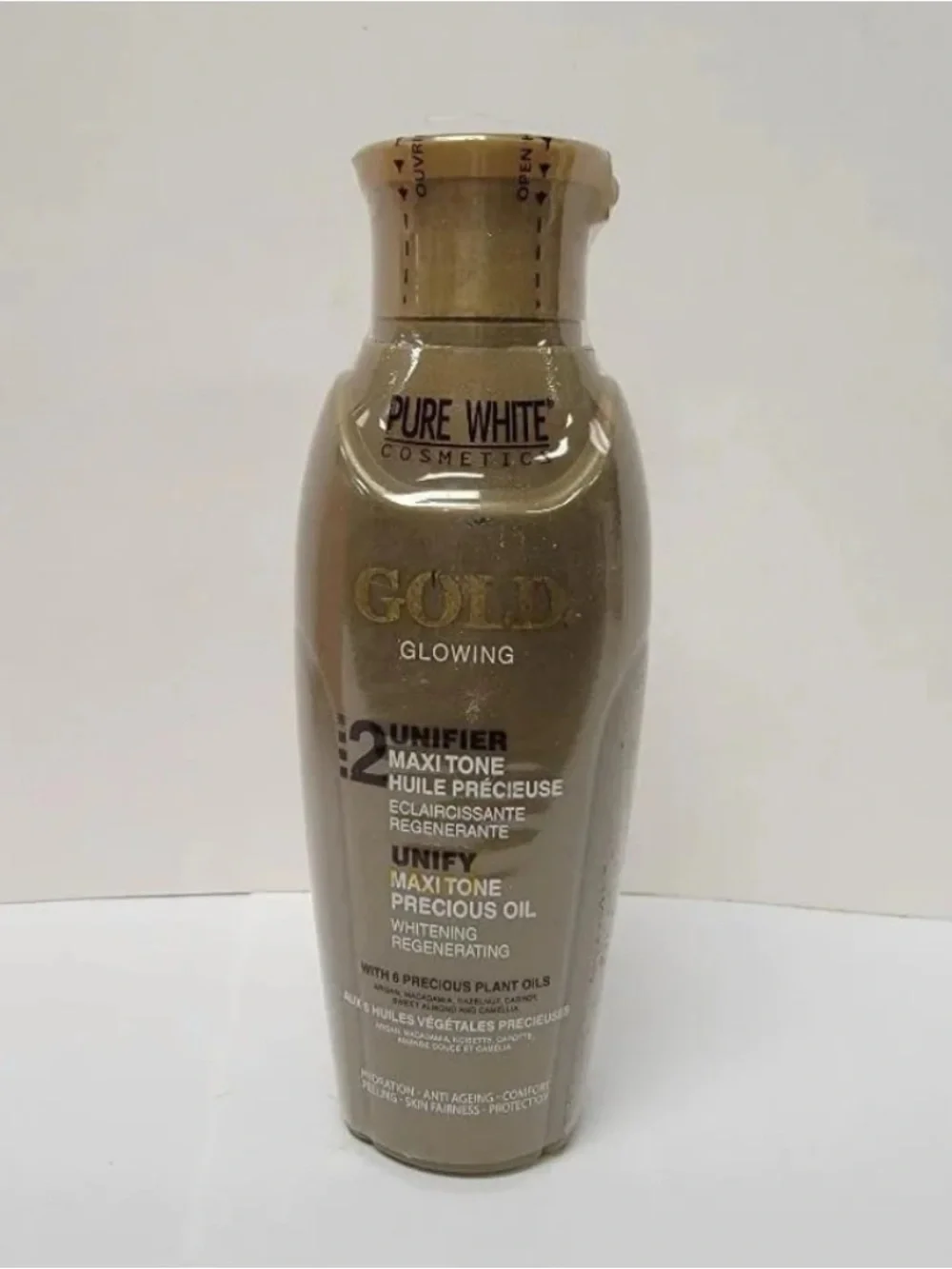 Gold Glowing Skincare Set - Brown/Gold